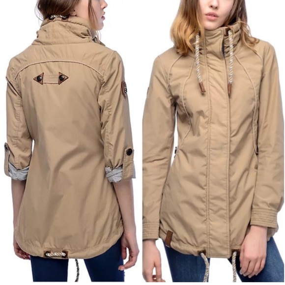 Naketano Tanaka VI Sand Utility Long Jacket - Size Small - Picture 2 of 9